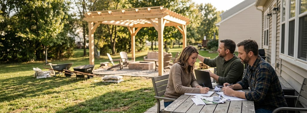 How to Budget for a Backyard Fire Pit Pergola