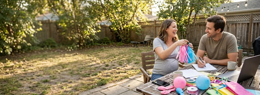 How to Budget for a Backyard Gender Reveal Party