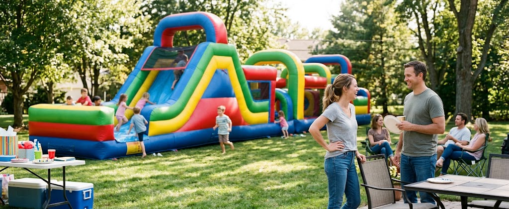 How to Budget for a Birthday Inflatable Obstacle Course