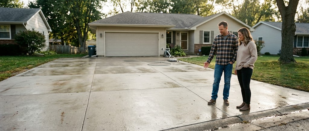 How to Budget for a Concrete Driveway Wash