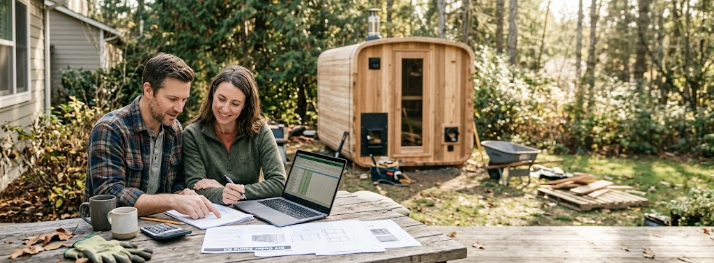 How to Budget for a Freestanding Outdoor Cedar Sauna Kit