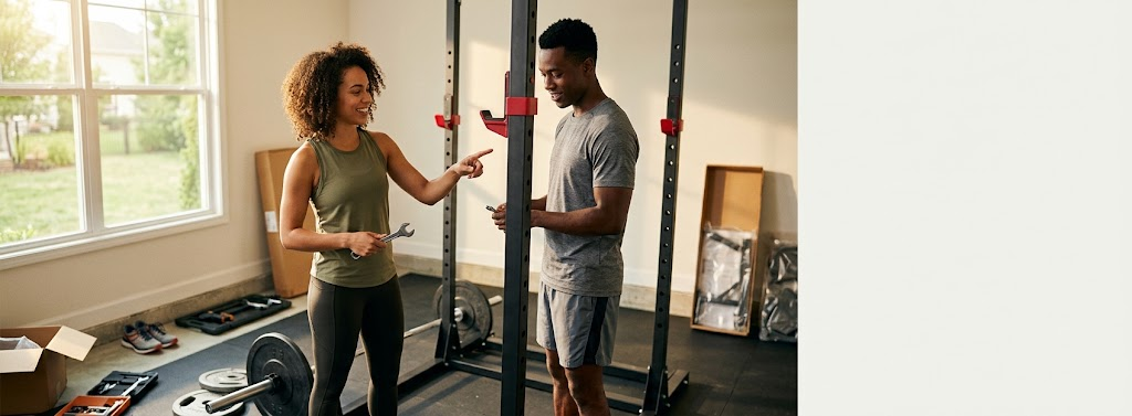 How to Budget for a Home Gym Squat Rack and Barbell Set