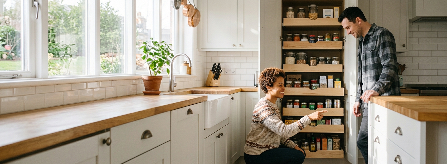 How to Budget for a Pull-Out Pantry Drawer System