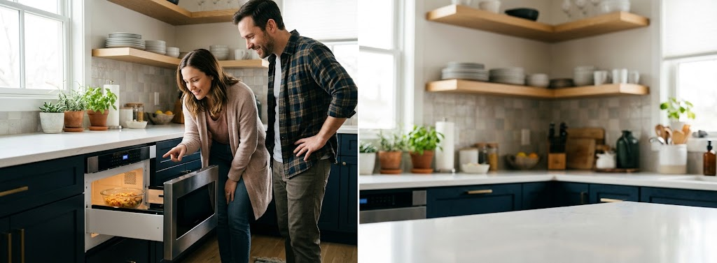 How to Budget for an Under-Counter Microwave Drawer