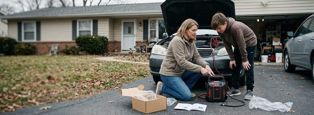 How to Buy a Portable Jump Starter and Air Compressor