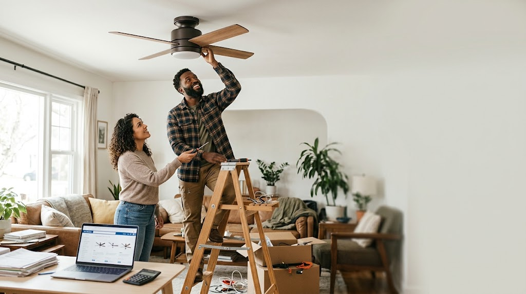 How to Pay for a Flush Mount Ceiling Fan