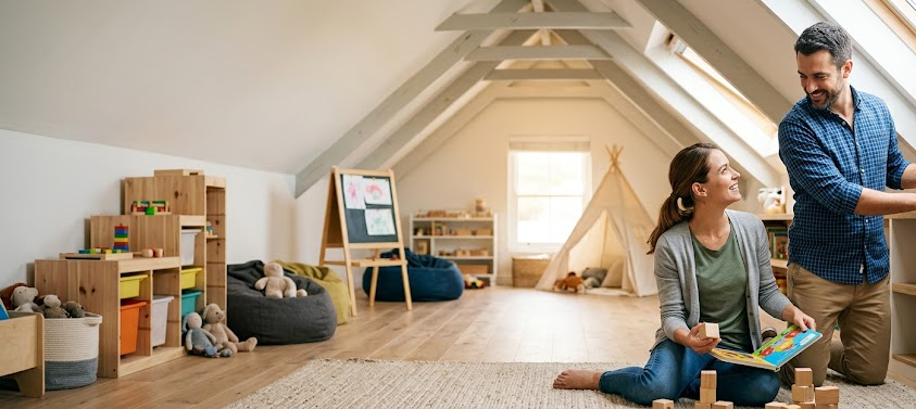 How to Pay for an Attic Playroom