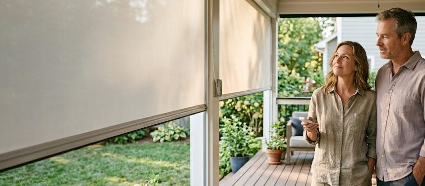 How to Pay for Motorized Porch Shades