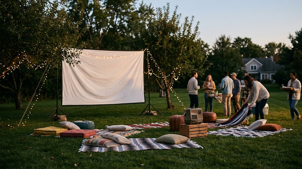 How to Budget for a Backyard Movie Night