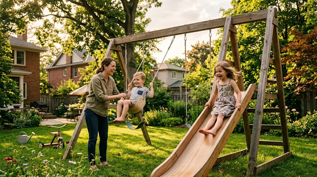 How to Budget for a Backyard Playset
