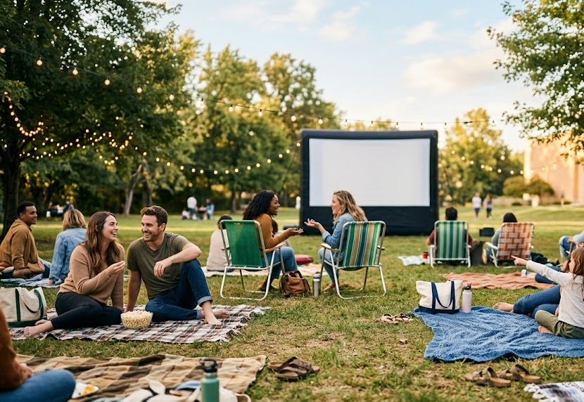How to Budget for a Backyard Movie Night