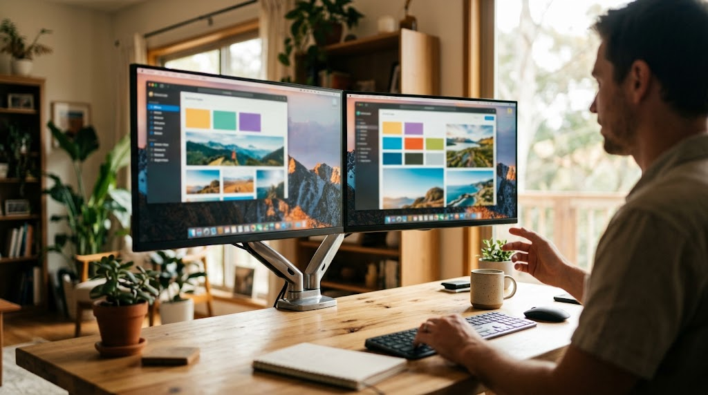 How to Buy a Dual-Monitor Arm Mount and Screens