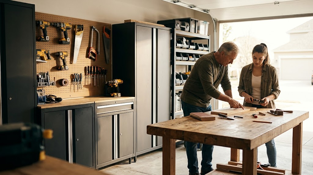 How to Budget for a Garage Workbench and Wall Storage