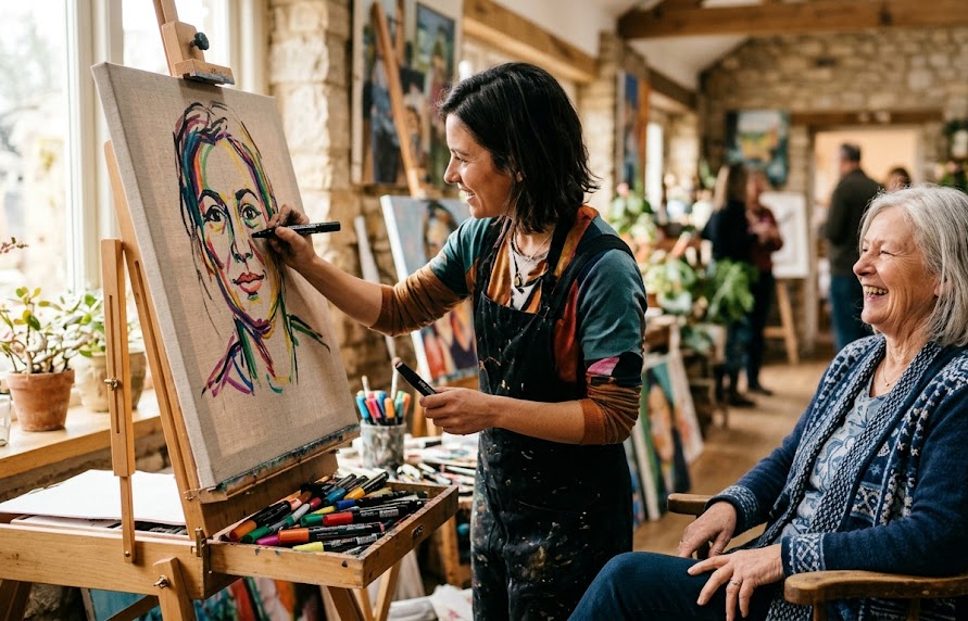 How to Budget for a Retirement Party Caricature Artist