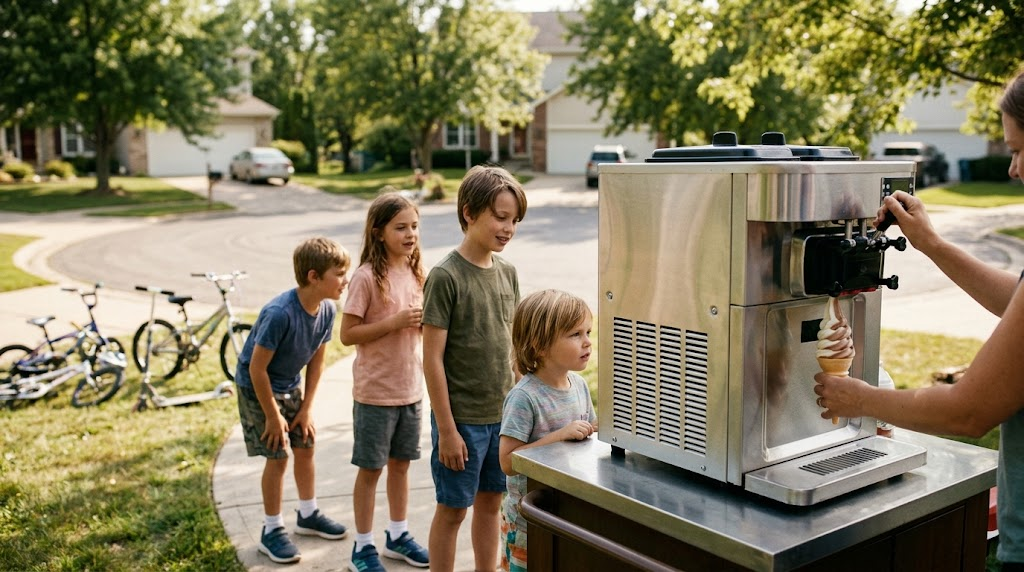 How to Budget for a Block Party Ice Cream Machine